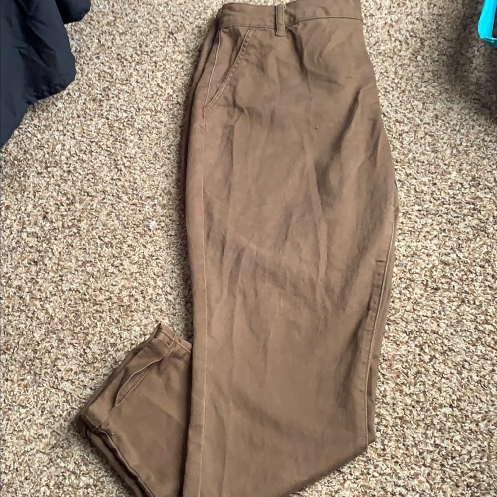 Brown pants. Brand is d• jeans